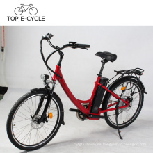 Bicicleta eléctrica Livelytrip Colorful E Bike DIY City E-Bike Bicicleta eléctrica para dama Hecho en China
